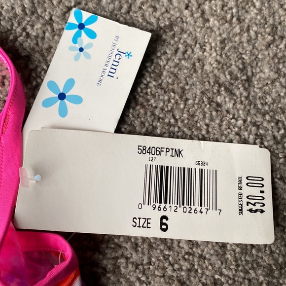 Jenni by Jennifer Moore girls neon bikini NWT - Picture 7 of 8